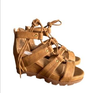 Women’s Francesca lace up wedge sandals